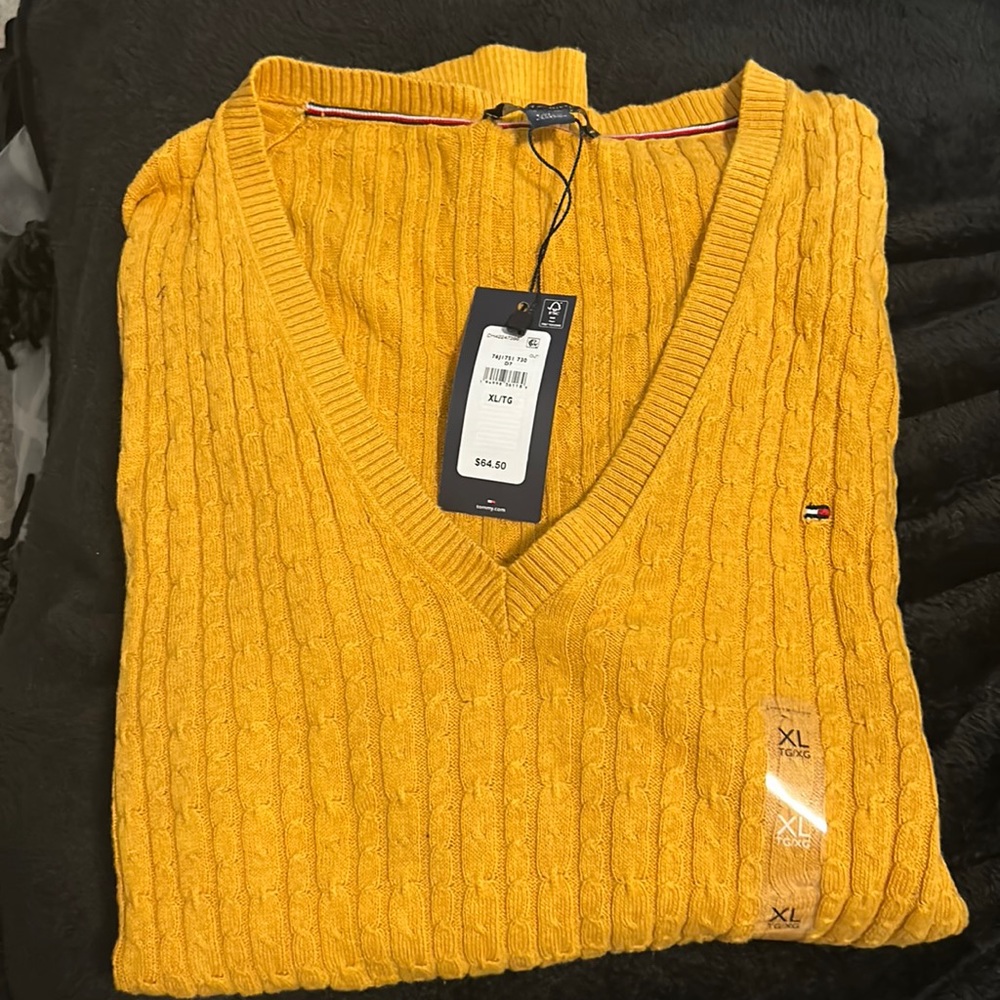 Yellow sweater